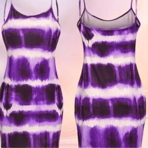 Tie Dye Mini Bodycon Dress